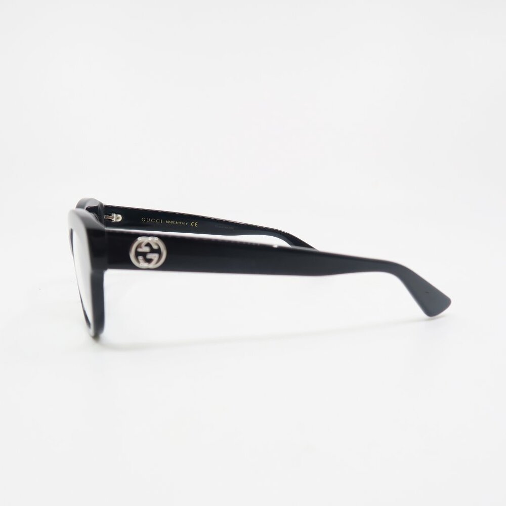 Gucci GG0030O 00 49mm. Black, Cat Eye, New Women's Eyeglasses. - Picture 7 of 9